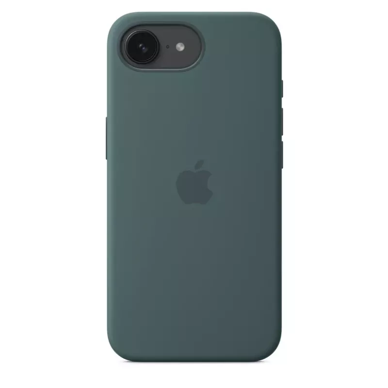 Capa de silicone Apple iPhone 16e Lake Green