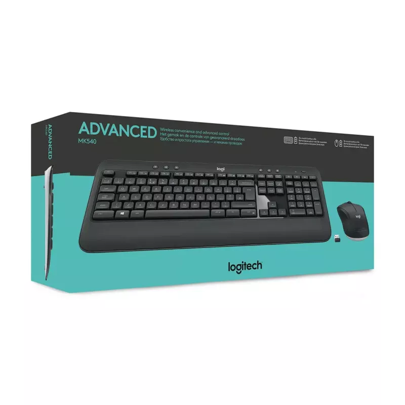 Conjunto de teclado e rato sem fios LOGITECH Mk540 Advanced - Azerty belga