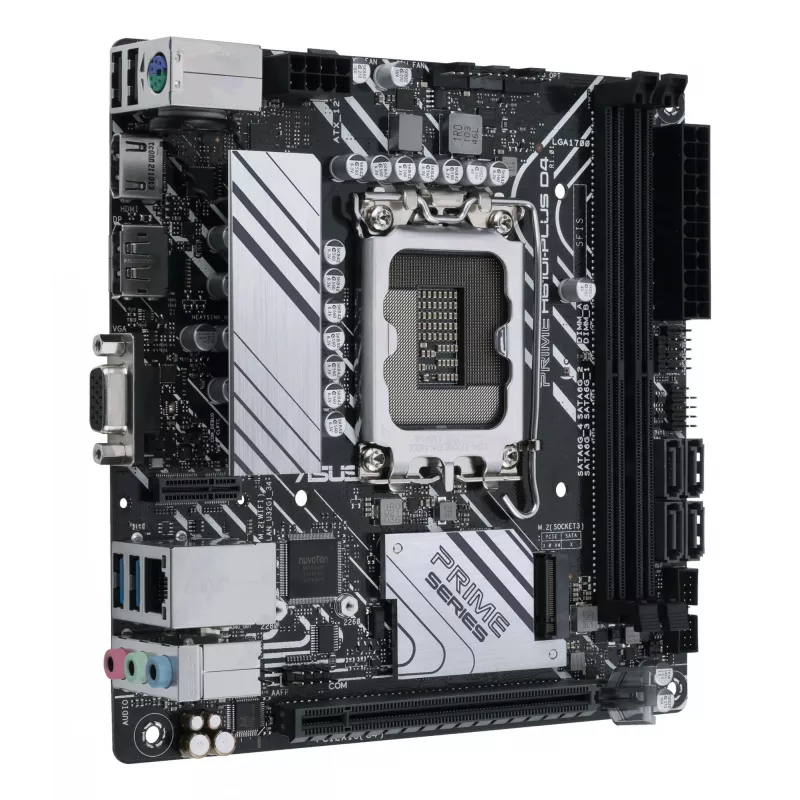 Placa-mãe ASUS PRIME H610I-PLUS D4-CSM Intel H610 LGA 1700 mini ITX