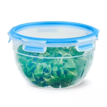 EMSA CLIP & CLOSE N10114 Recipiente redondo 2,6 L Azul, Transparente 1 unidade