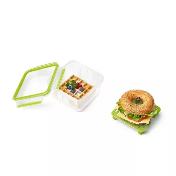 EMSA CLIP & GO XL Lancheira 1,3 L Verde, Transparente 1 unid.