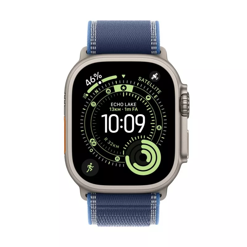 APPLE Watch Ultra 3 (2025) LTE 49mm Caixa de titânio com Trail Loop M/L - Azul