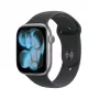 APPLE Watch Series 11 GPS 46mm Caixa de alumínio cinzento sideral com pulseira desportiva preta S/M