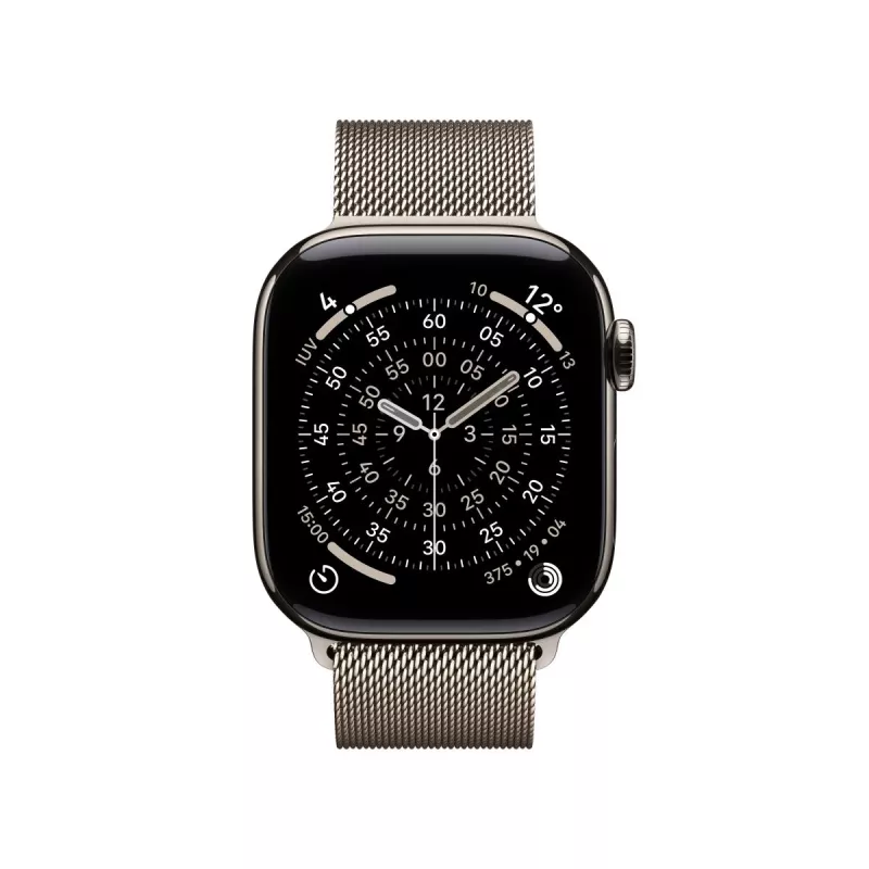APPLE Watch Series 11 GPS + Cellular 42 mm Caixa de titânio natural com Milanese Loop natural