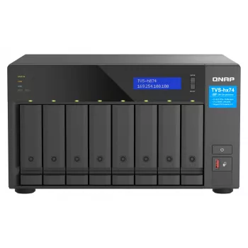 QNAP TVS-h874 NAS Torre Intel® Core™ i5 i5-12400 32 GB DDR4 0 TB QuTS hero Black