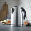 WMF Stelio 0413020012 Chaleira elétrica 1,7 L 2400 W Preta, Aço inoxidável