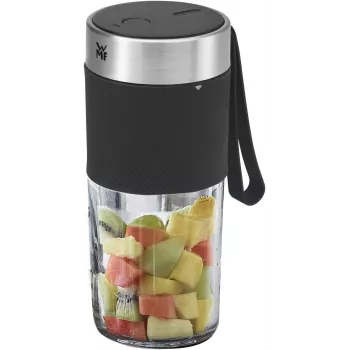 WMF KITCHENminis 0416700011 0,3 L Liquidificadora 50 W Preta, Aço inoxidável, Transparente