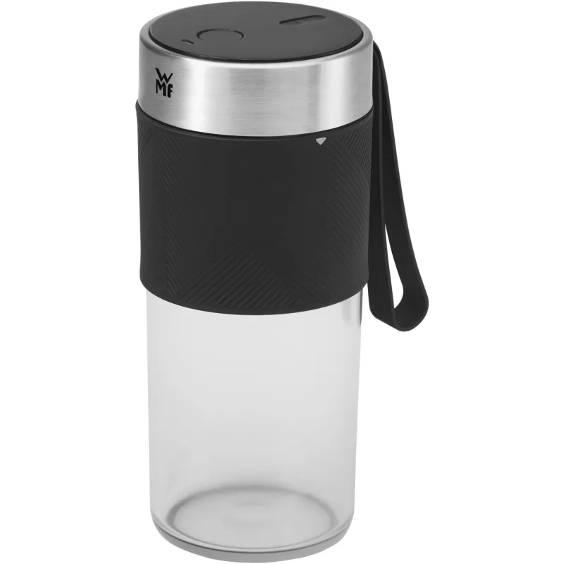 WMF KITCHENminis 0416700011 0,3 L Liquidificadora 50 W Preta, Aço inoxidável, Transparente