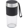 WMF KITCHENminis 0416700011 0,3 L Liquidificadora 50 W Preta, Aço inoxidável, Transparente