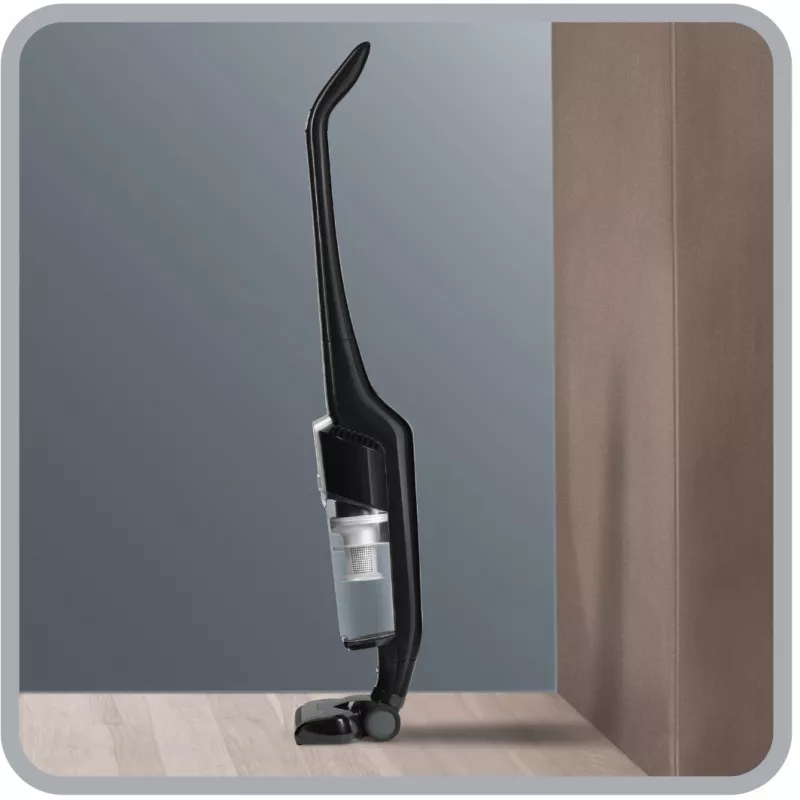 Aspirador vertical Rowenta Air Force Light RH6545 a bateria, seco, sem saco, 0,65 L, preto