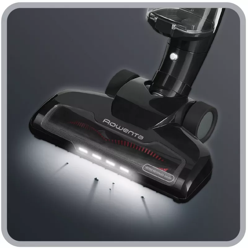 Aspirador vertical Rowenta Air Force Light RH6545 a bateria, seco, sem saco, 0,65 L, preto