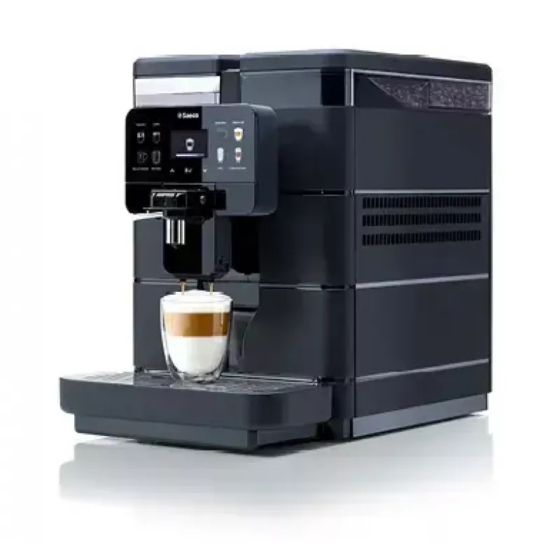 Máquina de café expresso Saeco New Royal OTC — semiautomática, depósito de água de 2,5 l, depósito de café de 600 g, moinho integrado, controlo por toque, Bluetooth