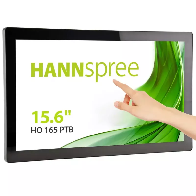 Ecrã de sinalização Hannspree Open Frame HO165PTB 39,6 cm (15,6 polegadas) LED 250 cd/m² Full HD preto ecrã tátil 24/7