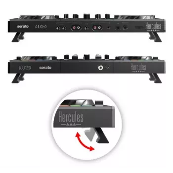 Sistema de vinil digital Hercules Inpulse 500 (DVS) Scratcher preto