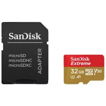 Cartão de memória WESTERN DIGITAL SanDisk Micro SDHC Extreme, 32 GB, 100 MB/s, pack de 2