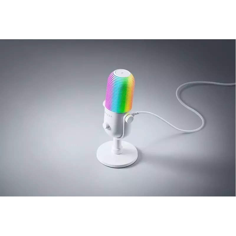Microfone para PC Razer Seiren V3 Chroma White