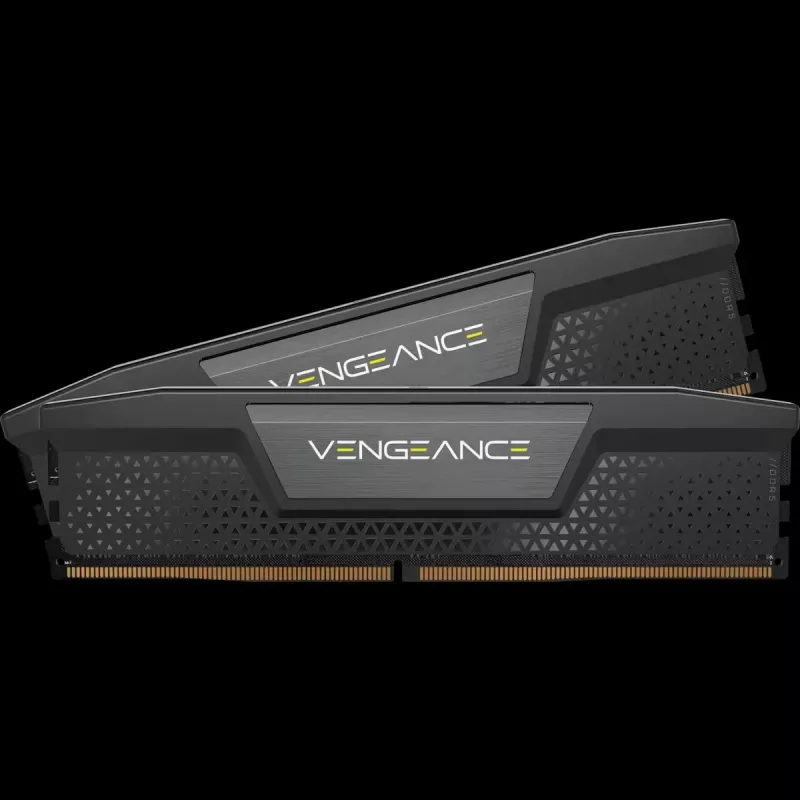 Memória CORSAIR 32GB (2x16GB) DDR5 DRAM 6400MT/s CL36 Kit de memória Vengeance – preto
