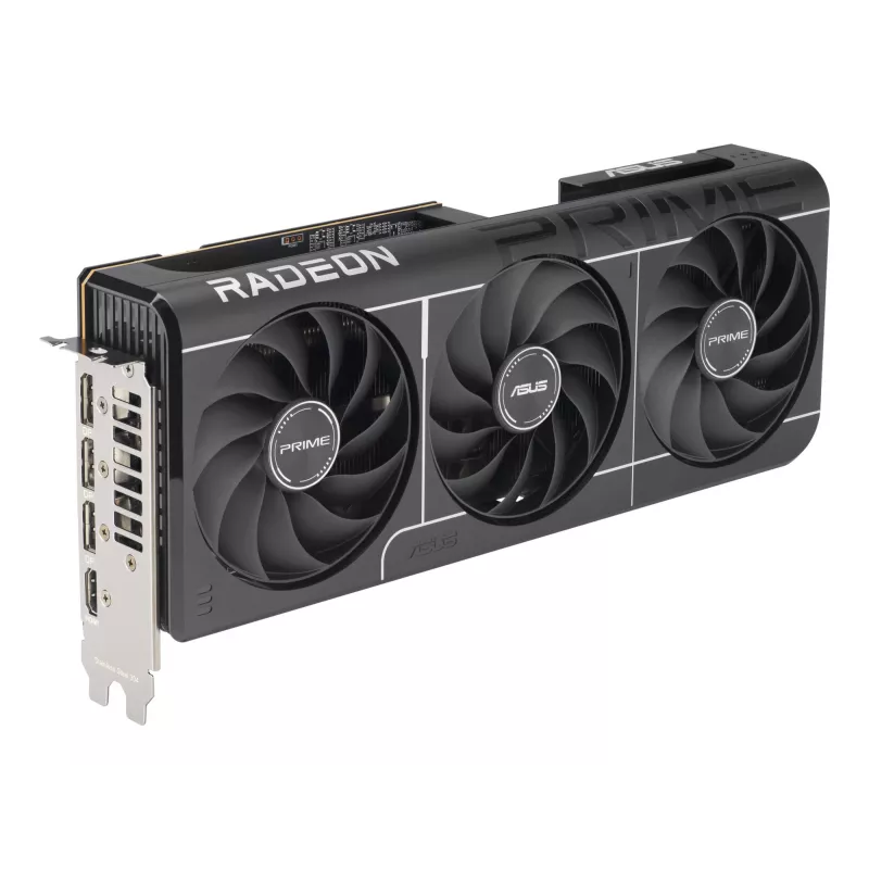 Placa gráfica ASUS Radeon RX 9070 16 GB GDDR6 PCIe 5.0 256-Bit, refrigeração com 3 ventoinhas, PCI Express 5.0