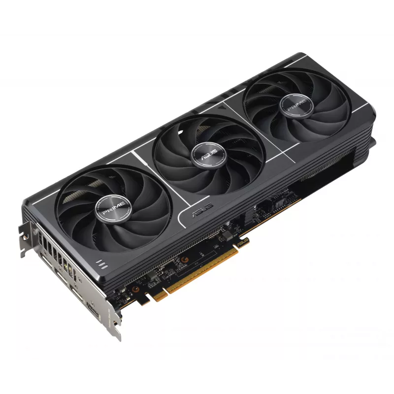Placa gráfica ASUS Radeon RX 9070 16 GB GDDR6 PCIe 5.0 256-Bit, refrigeração com 3 ventoinhas, PCI Express 5.0