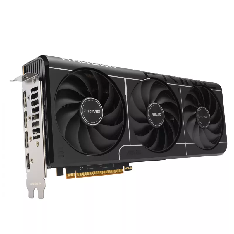 Placa gráfica ASUS Radeon RX 9070 16 GB GDDR6 PCIe 5.0 256-Bit, refrigeração com 3 ventoinhas, PCI Express 5.0