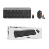 Logitech MK470 Teclado e rato sem fios, grafite, rato incluído, QWERTY US, USB