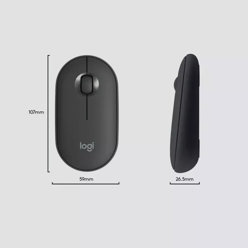 Logitech MK470 Teclado e rato sem fios, grafite, rato incluído, QWERTY US, USB