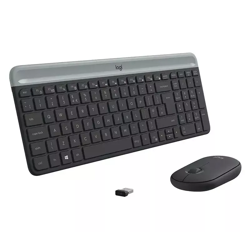 Logitech MK470 Teclado e rato sem fios, grafite, rato incluído, QWERTY US, USB