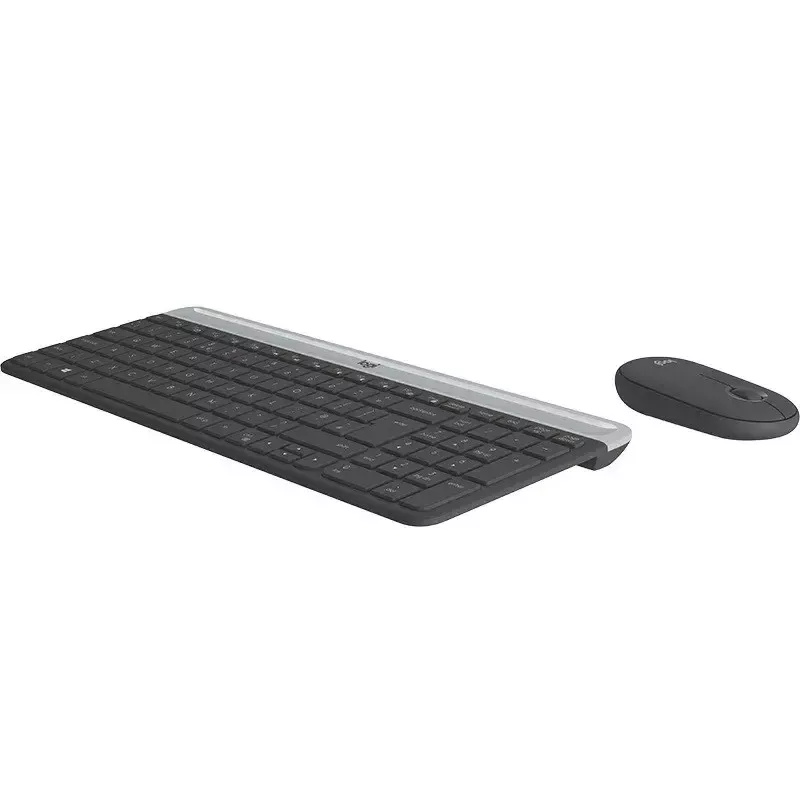 Logitech MK470 Teclado e rato sem fios, grafite, rato incluído, QWERTY US, USB
