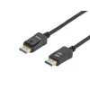 Equip 119271 cabo DisplayPort 2.1, macho/macho, 1 m, 16K/60Hz, 40 Gbps, HDCP