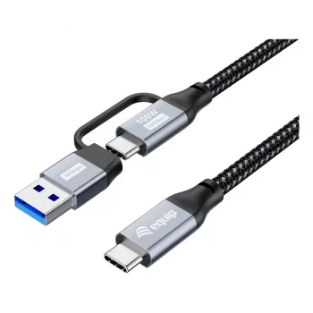 Cabo USB Equip 128431 USB 3.2 Gen 2x2 1 m USB A/USB C USB C preto