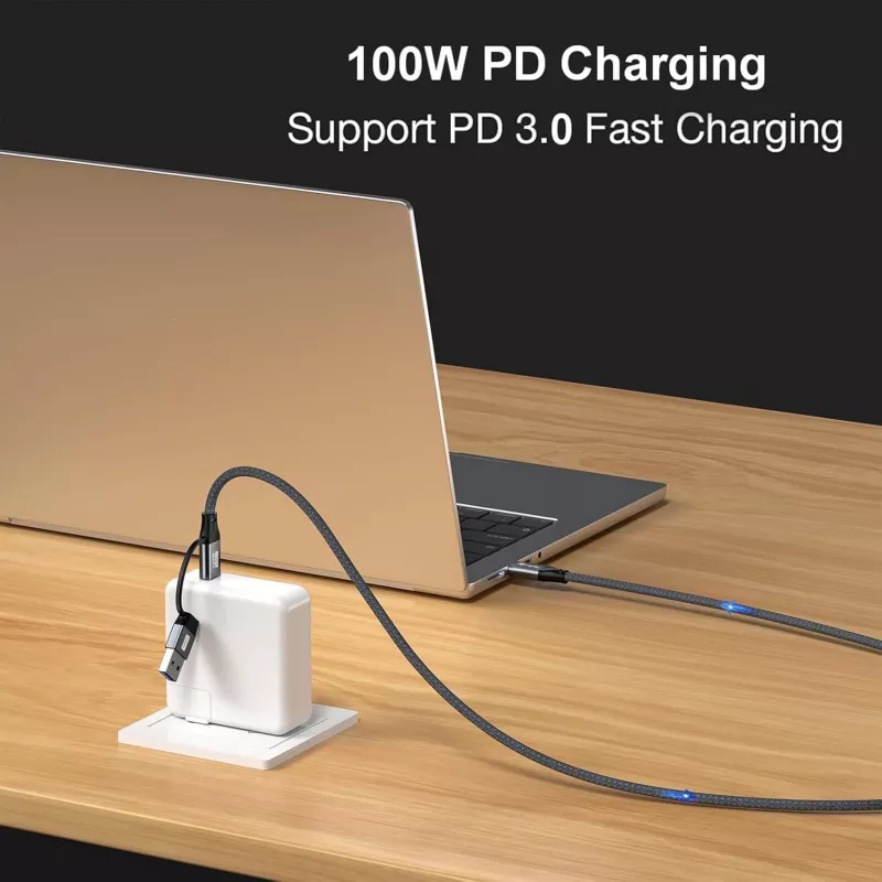 Cabo USB Equip 128431 USB 3.2 Gen 2x2 1 m USB A/USB C USB C preto