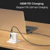 Cabo USB Equip 128433 USB 3.2 Gen 2x2 3 m USB A/USB C USB C preto