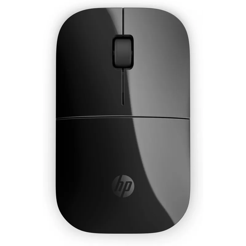 Rato sem fios HP Z3700 Black, ambidestro, ótico, RF sem fios, 1200 DPI, preto
