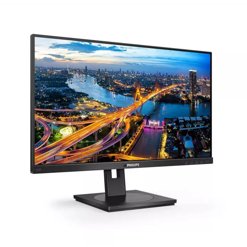 Monitor Philips B Line 243B1/00 60,5 cm (23,8 polegadas) 1920 x 1080 píxeis Full HD LED preto