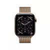 APPLE Watch Series 11 GPS + Cellular 42mm caixa de titânio dourado com pulseira Milanese Loop dourada