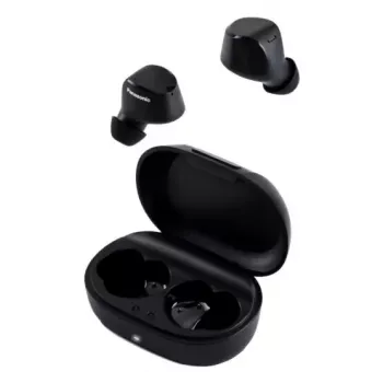 Headset Panasonic RZ-B120W sem fios In-Ear telefonia/música Bluetooth USB Type-C, 20–20000 Hz, 10 m, preto