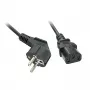 Cabo de alimentação Lindy 30337 preto 5 m CEE7/7 conector fêmea C13