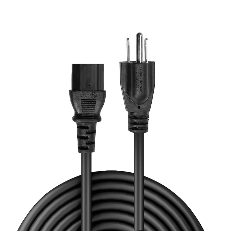 Cabo de alimentação Lindy 2m US 3 pinos para C13, 2 m, conector fêmea C13