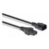 Cabo de alimentação Lindy 2m IEC C14 para IEC C15 'Hot Condition', preto