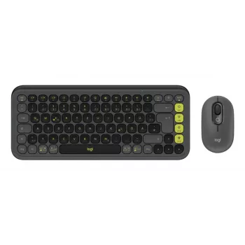 Logitech POP Icon Combo Mini teclado e rato, sem fios, Bluetooth, QWERTZ alemão