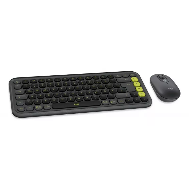 Logitech POP Icon Combo Mini teclado e rato, sem fios, Bluetooth, QWERTZ alemão