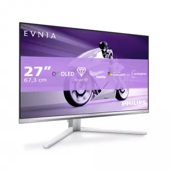 Monitor de computador Philips Evnia 8000 27M2N8500/00 67,3 cm (26,5 polegadas) 2560 x 1440 píxeis QHD QD-OLED branco