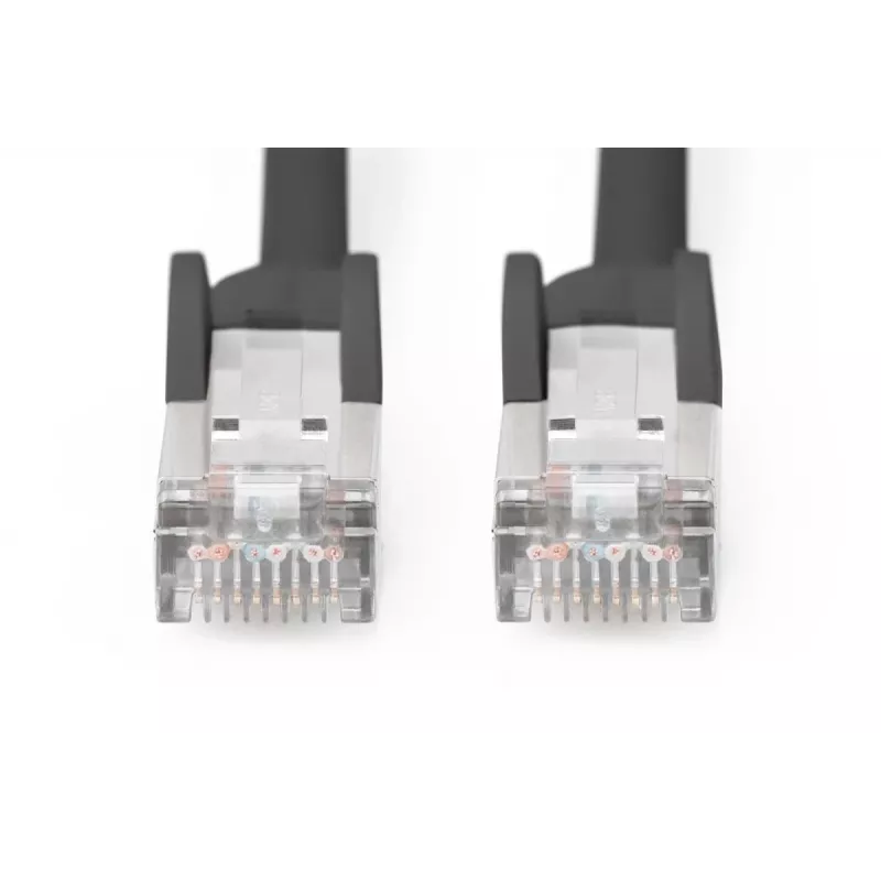 Cabo de rede DIGITUS - CAT6 - S/FTP - blindado - 2m - preto