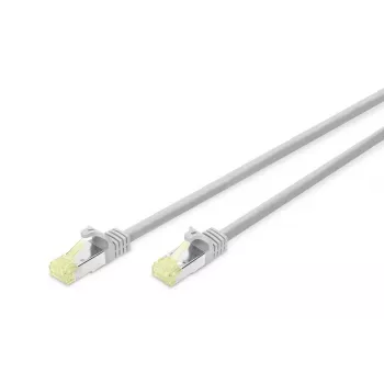 Cabo de rede DIGITUS testado por componentes - CAT6a - S/FTP - moldado - 5 m - cinzento