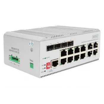 Switch Gigabit Ethernet gerido Digitus DN-651145 8 portas L2