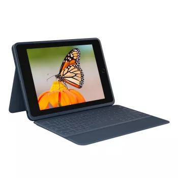 LOGITECH Rugged Combo 3 Classic Blue alemão