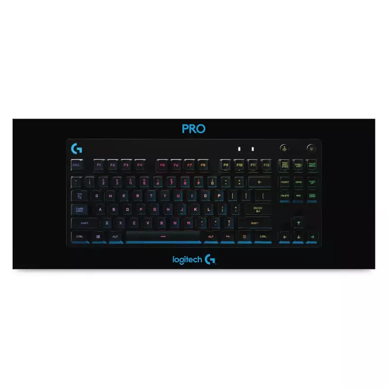 Teclado mecânico gaming Logitech G PRO Tenkeyless RGB LED
