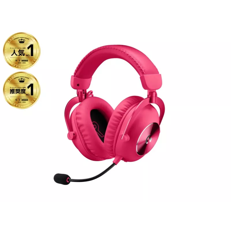 Headset gaming sem fios LOGITECH Pro X 2 Lightspeed - rosa