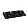 Teclado gaming LOGITECH G413 - preto - US International Qwerty tátil