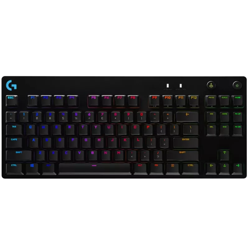 Teclado mecânico gaming LOGITECH G Pro preto Qwerty US/Int'l
